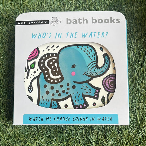 Who’s in the water? Bath book