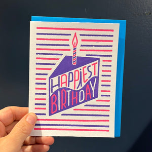 Happiest cake card