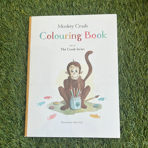 Monkey Crush Colouring Book