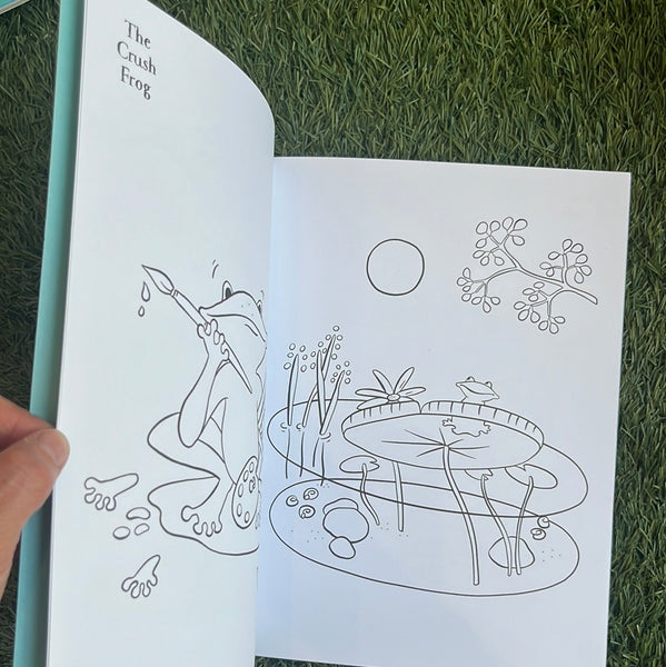 Frog Crush Colouring Book