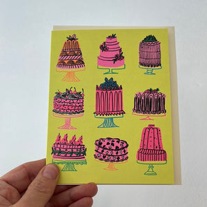 Birthday cake card