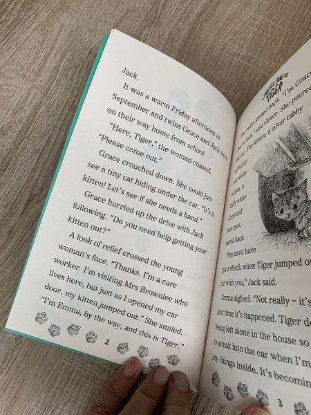 Nine-year-old twins Grace and Jack run the Forever Homes rehoming service. Whether it's a cheeky puppy or a shy kitten, they're determined to pair every animal with their perfect person - and have lots of adventures along the way!  Tiger is a cute, adventure-seeking kitten. Everyone loves him and wants to take him home! How will the twins decide which home would suit him best?