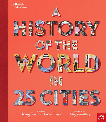 A gorgeous, large-format gift hardback with a stunning neon cover, A History of the World in 25 Cities features 25 beautifully illustrated city maps from all over the world, from ancient history to the present day.