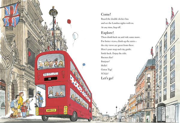 As a family of four spend a day exploring London, fun, child-friendly poems introduce readers to our wonderful capital city, and all its secrets. Well-known landmarks like Buckingham Palace, Big Ben and the London Eye, plus inescapable features like rain and taking tea, all get Patty Toht's witty treatment.