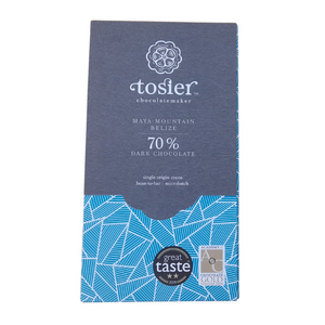 Delicate notes of pineapple, pepper and rainforest fruits.  Our chocolate is made using the highest quality cocoa, sustainably-sourced from the world’s top 5%, so our farmers get their fair share.  All our bars are made with 70% cocoa to enable you to compare and appreciate the delicate and distinctive flavours of the beans and their varieties.