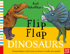 Crazy creatures from prehistoric lands in this bonkers book of mixed-up dinosaurs, from bestselling, award-winning illustrator, Axel Scheffler!  What do you get if you cross a mighty Tyrannosaurus rex with a fearsome Triceratops? It's a Tyrannotops, of course! And how about a giant Diplodocus with a soaring Pterodactyl? Why, that's a Diplodactyl!