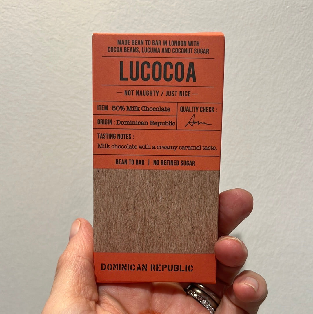 Lucocoa Milk 50% Dominican Rep 25g