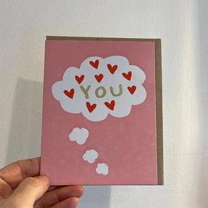 Hearts You Cloud Card