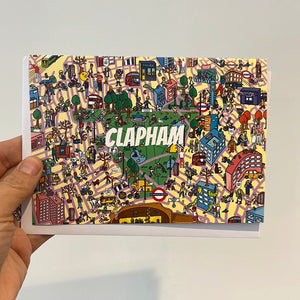 Draw My Town Clapham Card