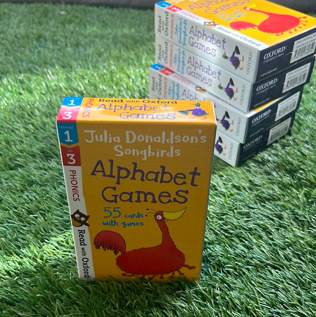 Songbirds Alphabet Games Cards