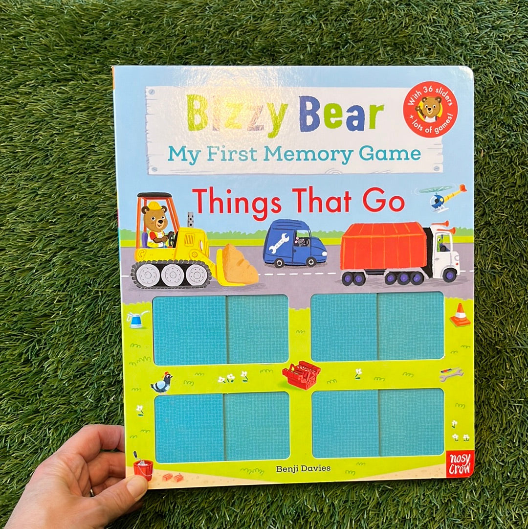 Bizzy Bear Memory Game Things That Go
