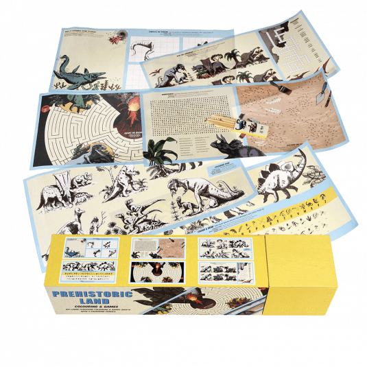 Prehistoric Land Colouring and Games